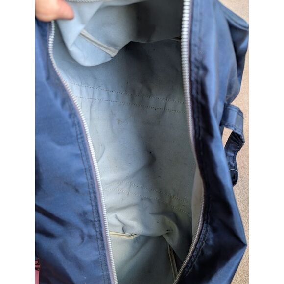 Vintage Navy Adidas Boston Bag Duffle Bag - Picture 8 of 8